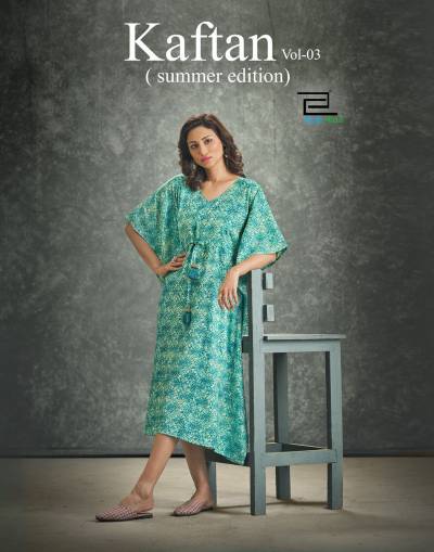 Kaftan Vol 3 By Blue Hills Fancy Printed Stylish Kaftan Collection